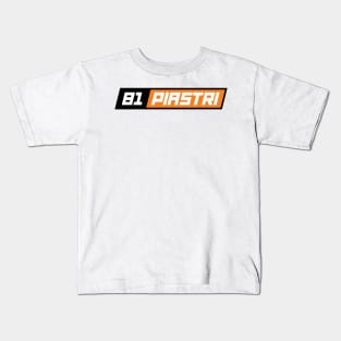 Oscar Piastri 81 F1 Driver Kids T-Shirt